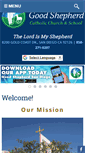 Mobile Screenshot of goodshepherdparish.net
